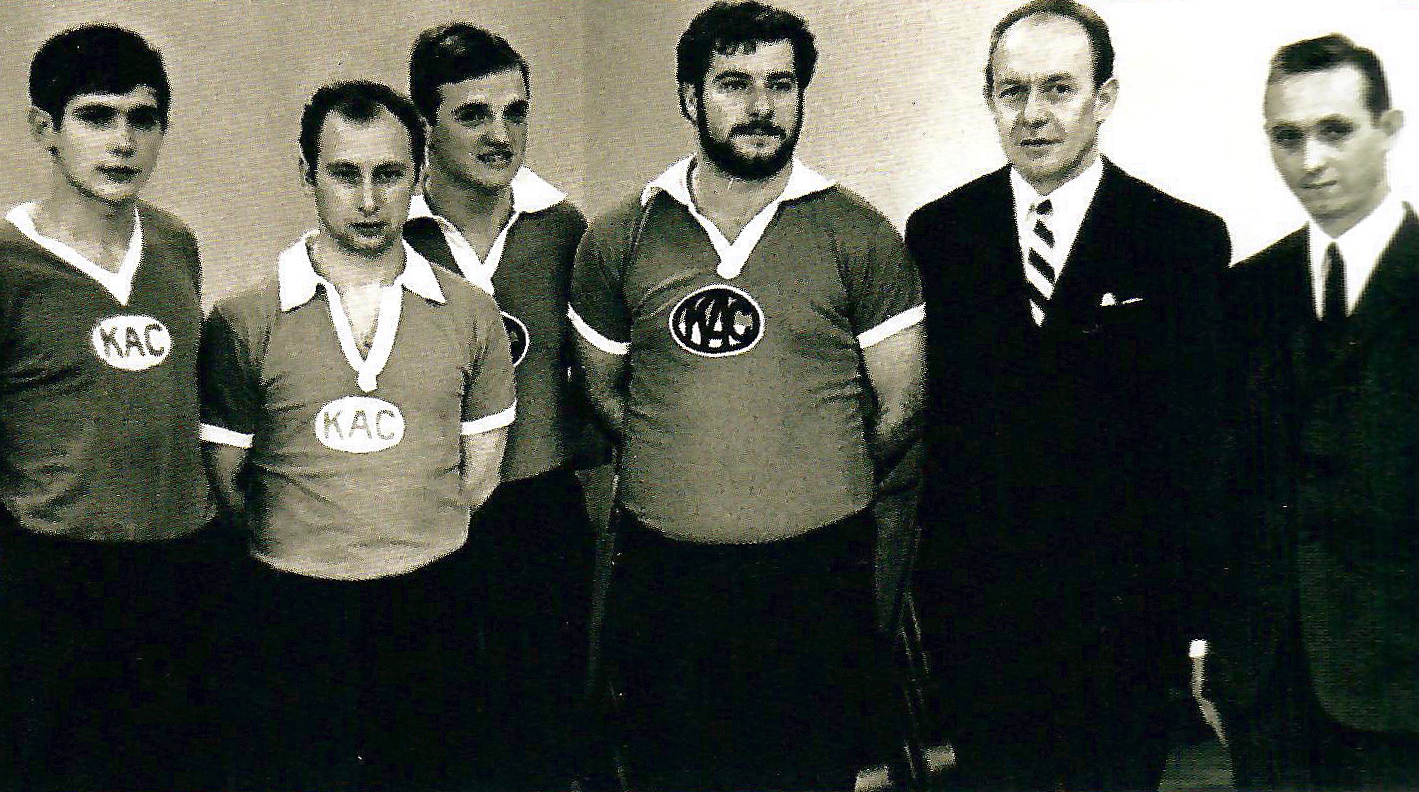 KAC Tischtennis: Alexander Kolar-Kurt Koepf-Gabriel Moser-Bernd Toeter-Otto Leyroutz-Hermann Moritz