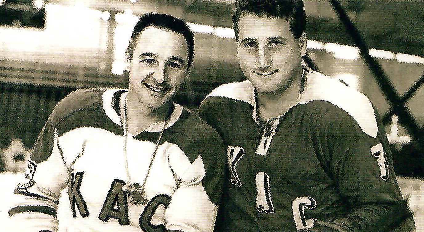 Zwei ganz Große des KAC: Adelbert Saint John und sein Schwager Seppi Puschnig