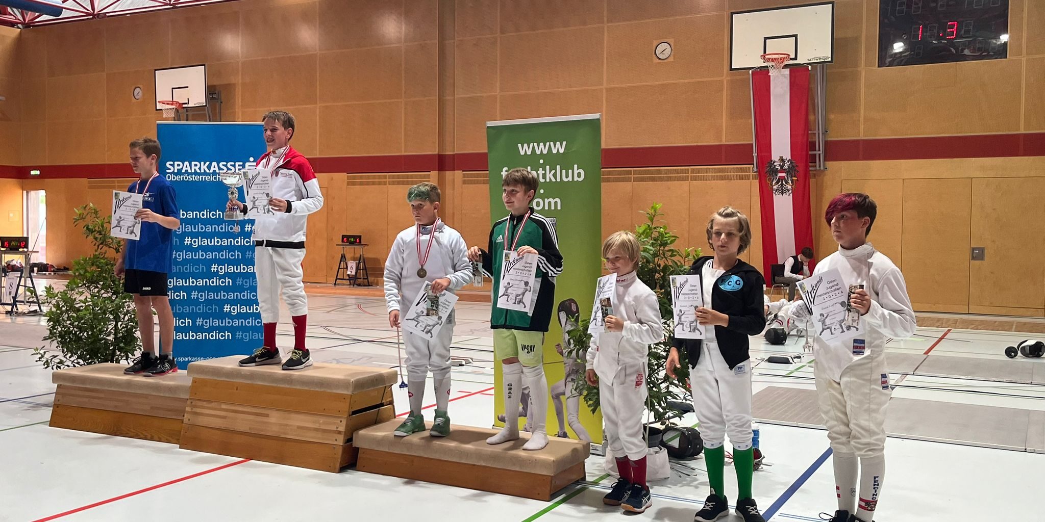 voecklabruck bei den ÖM der Jugend im Degen KAC-Fechter zeigen Kampfgeist bei den Jugend-ÖM