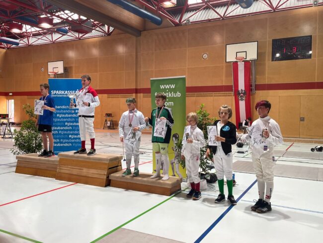 KAC-Fechter zeigen Kampfgeist bei den Jugend-ÖM