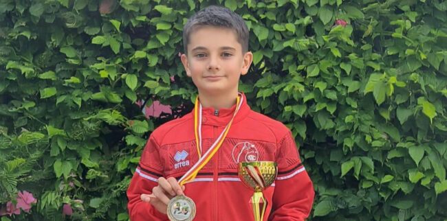 Maximilian erspielte sich bei den Kärntner Landesmeisterschaften, im Bewerb U13, den zweiten Platz.