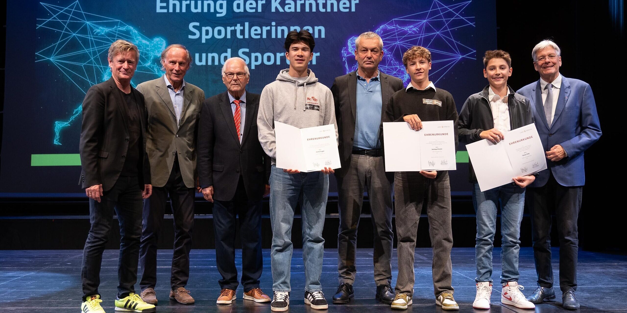 Die Rad-Sportler vom KAC wurden geehrt. Foto: LPF/Just