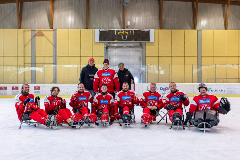 Zwei intensive Heimspiele gegen die South Tyrol Eagles standen für das KAC Para Eishockey Team am Wochenende auf dem Programm.